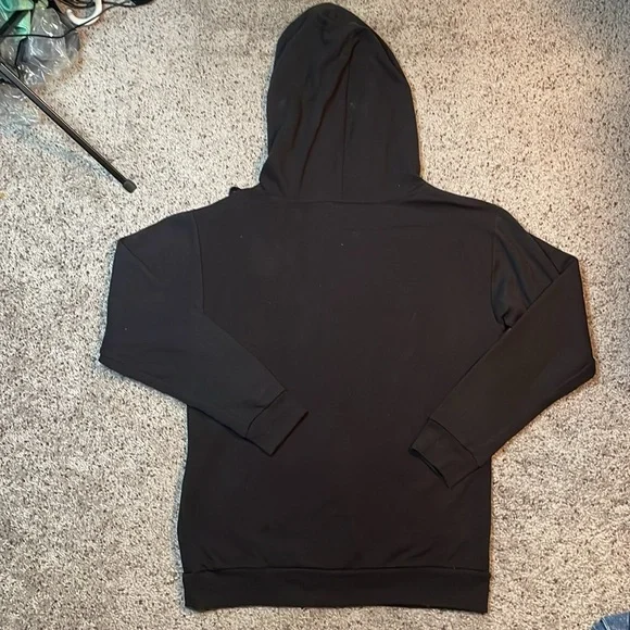 PINK Victoria’s Secret Black Hoodie Size XS - Picture 4 of 5